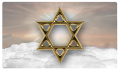 DNSEMP-C-120-BZ-GD Star of David Bronze-Gold